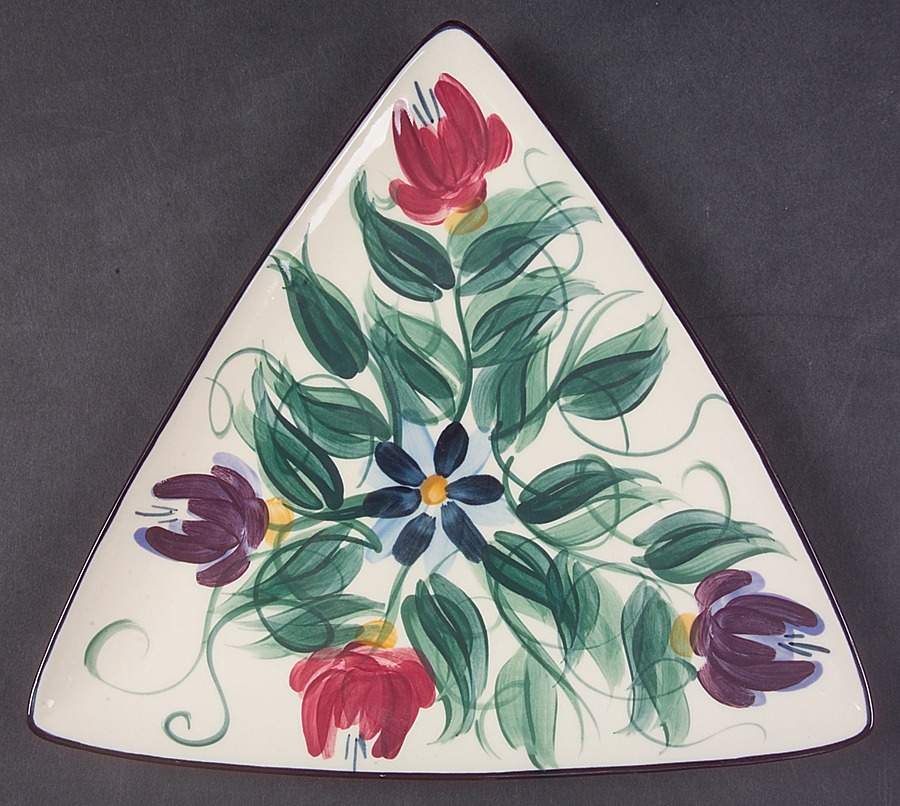 Annabella Triangular Salad Plate by Gail Pittman-1