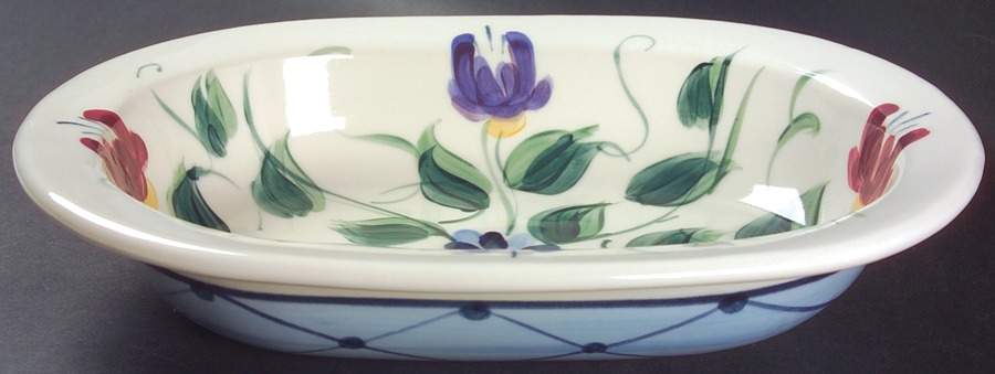 Annabella 11" Oval Vegetable Bowl by Gail Pittman-1