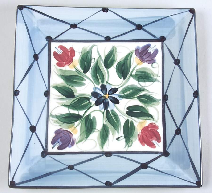 Annabella Square Dinner Plate by Gail Pittman-1
