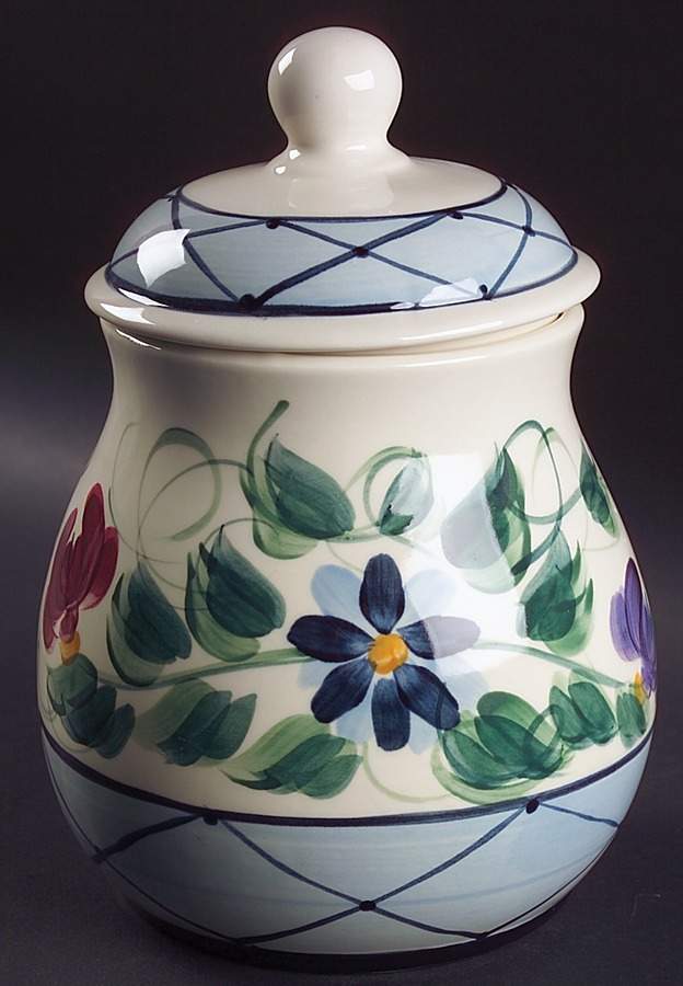 Annabella Large Canister & Lid by Gail Pittman-1