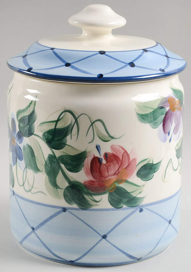 Annabella Extra Large Canister & Lid by Gail Pittman-1