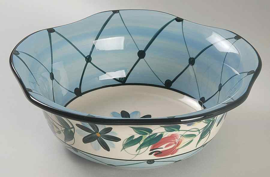 Annabella 9" Scalloped Bowl by Gail Pittman-1