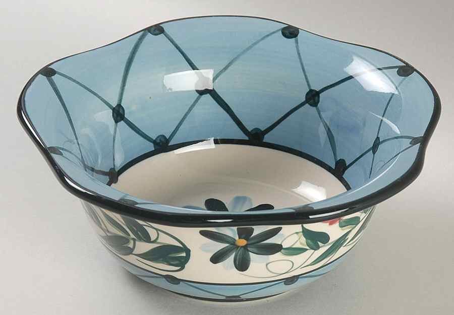 Annabella 6" Scalloped Bowl by Gail Pittman-1