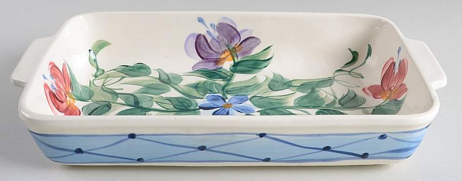 Annabella 13"  Rectangular Baker by Gail Pittman-1