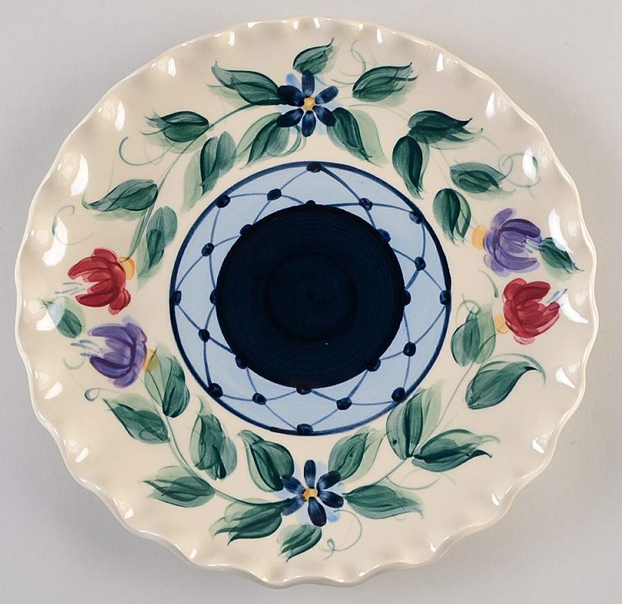 Annabella 13" Ruffled Platter by Gail Pittman-1