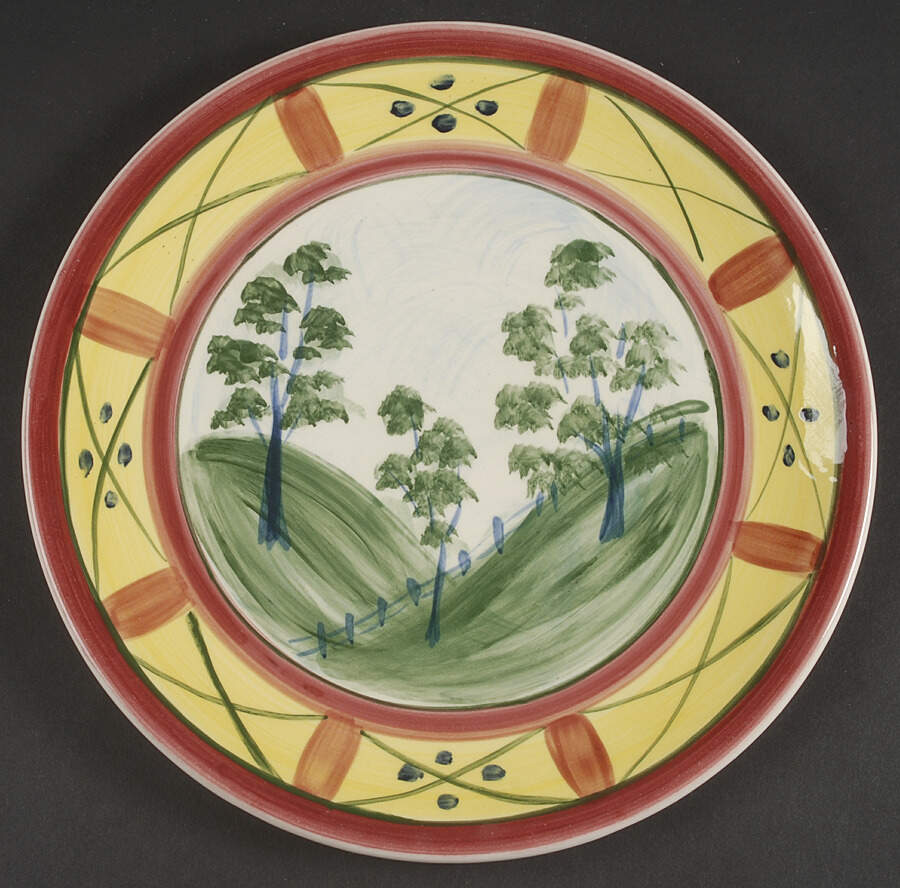 Natchez Trace Dinner Plate by Gail Pittman-1