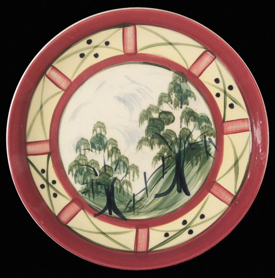 Natchez Trace Dinner Plate by Gail Pittman-1
