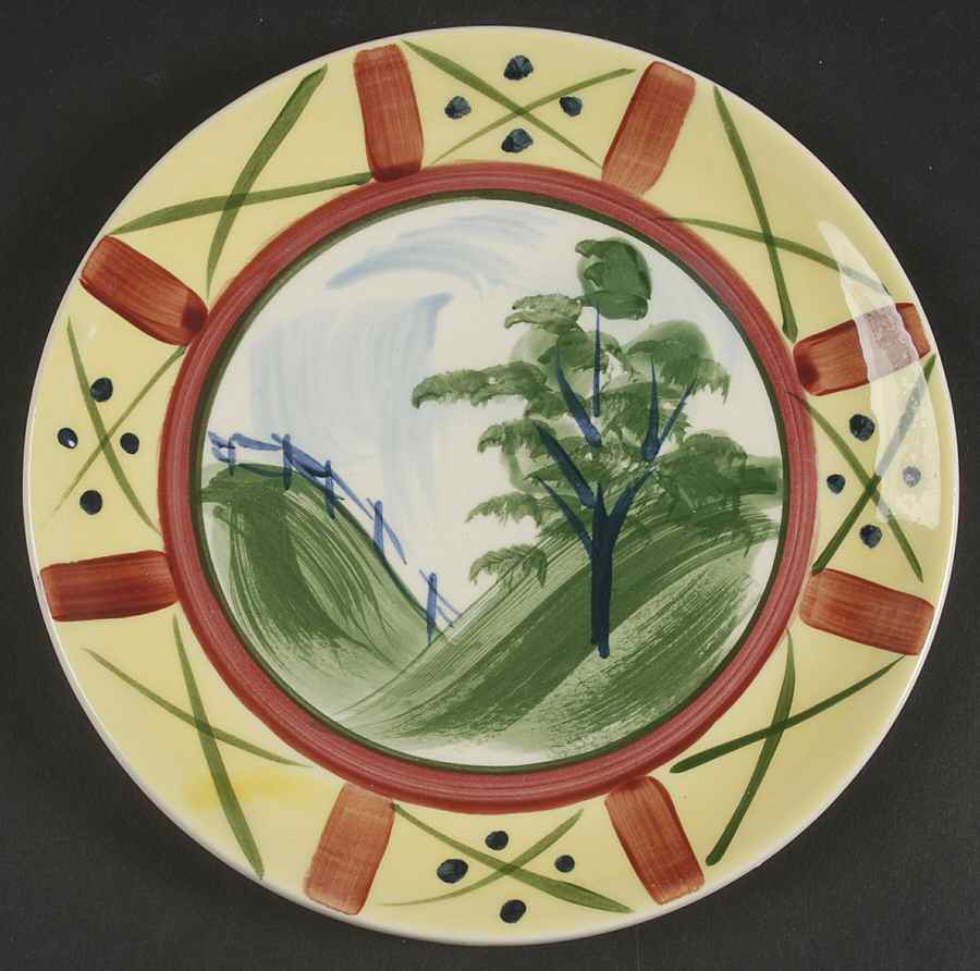 Natchez Trace Salad Plate by Gail Pittman-1
