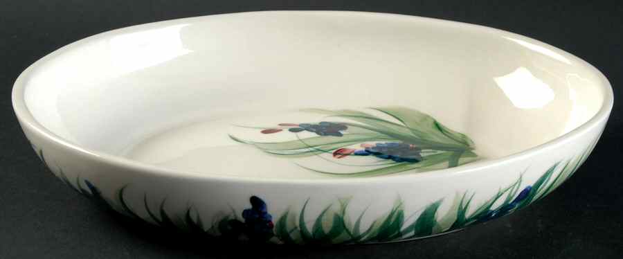 Splendor 10" Oval Vegetable Bowl by Gail Pittman-1