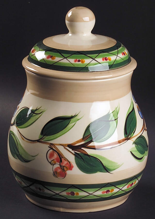 Vivaldi Medium Canister & Lid by Gail Pittman-1
