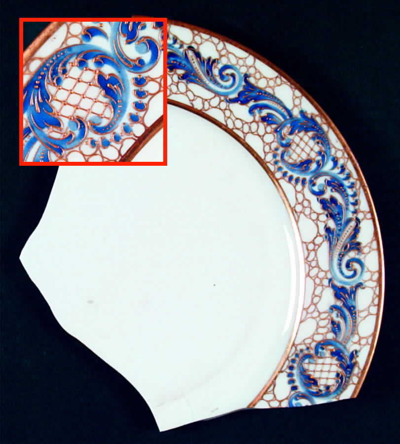 GUE328 Dinner Plate by WM Guerin-1