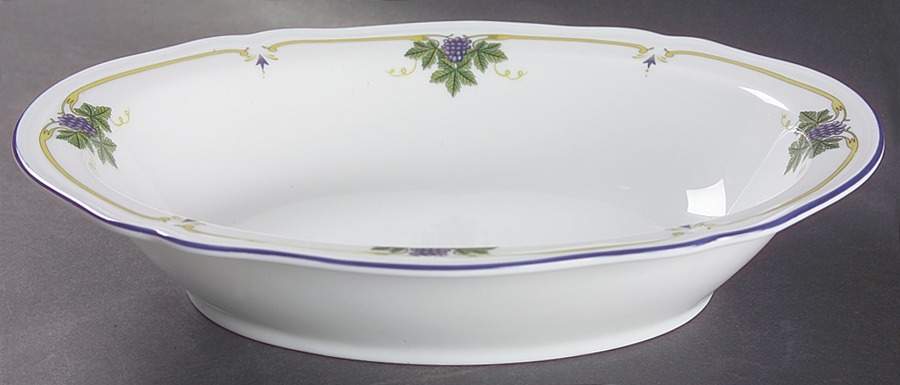 Uva 10" Oval Vegetable Bowl by Ginori 1735-1