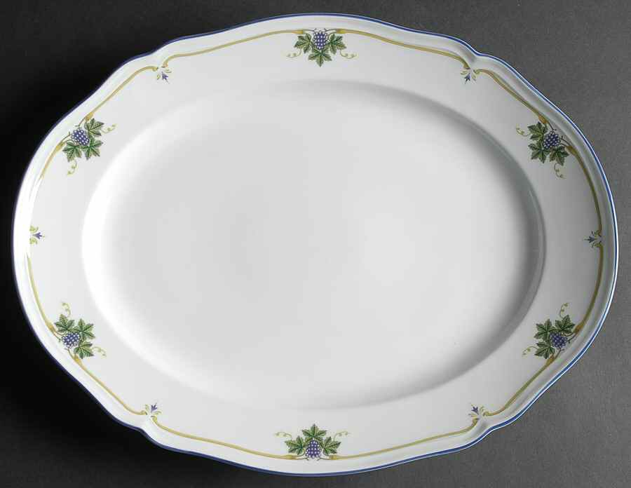 Uva 15" Oval Serving Platter by Ginori 1735-1