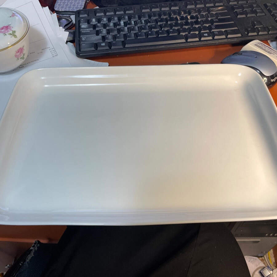 Armonia White 14" Rectangular Serving Platter by Ginori 1735-1