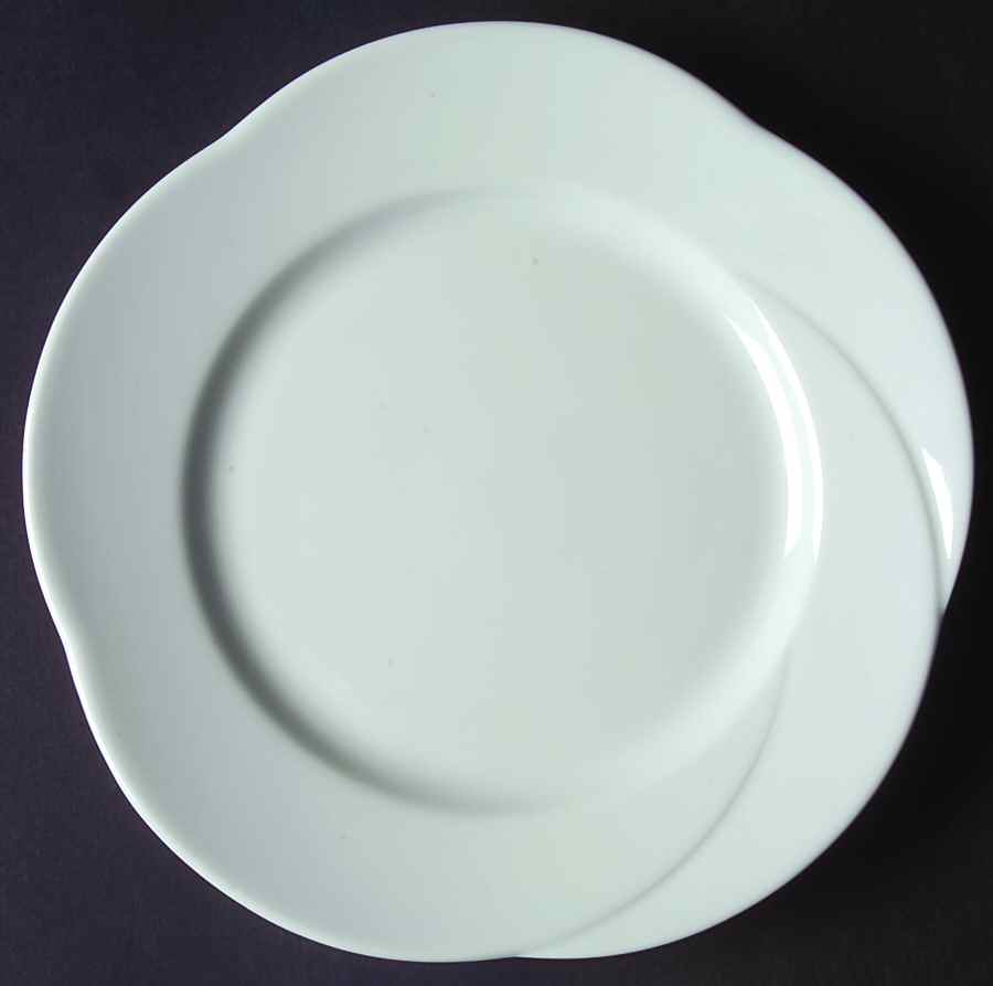 Nuvola White Salad Plate by Ginori 1735-1