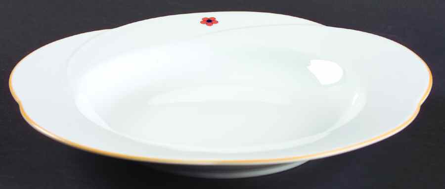 Margherita Rim Soup Bowl by Ginori 1735-1