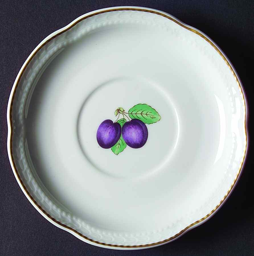 Prugne Saucer by Ginori 1735-1