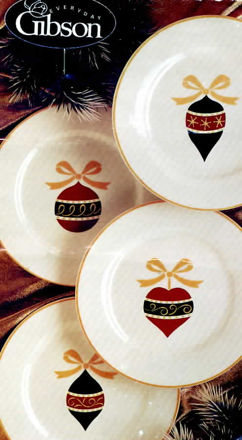 Ornaments Dessert/Pie Plate by Gibson Designs-1