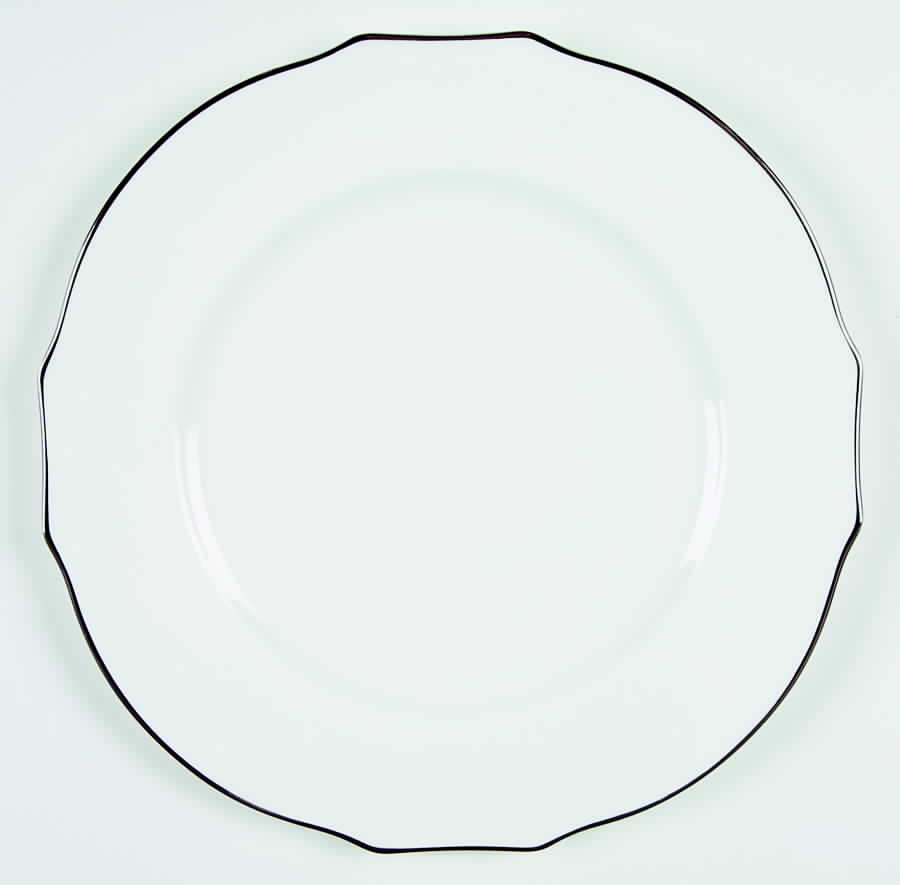 Bordo Platino Dinner Plate by Ginori 1735-1