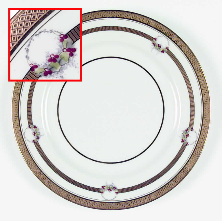 GUE331 Dinner Plate by WM Guerin-1