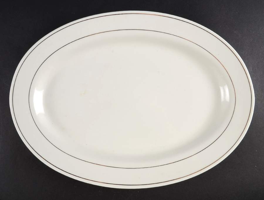 GID50 14" Oval Serving Platter by Gibson Designs-1