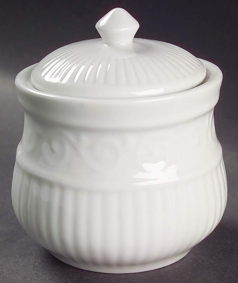 Claremont (No Trim) Sugar Bowl & Lid by Gibson Designs-1