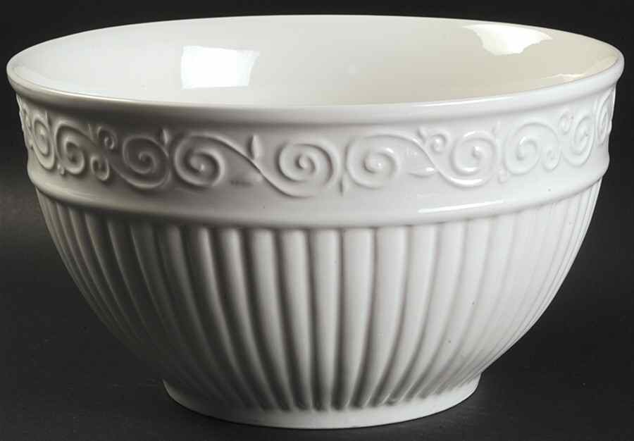 Claremont (No Trim) 11" Large Salad Serving Bowl by Gibson Designs-1
