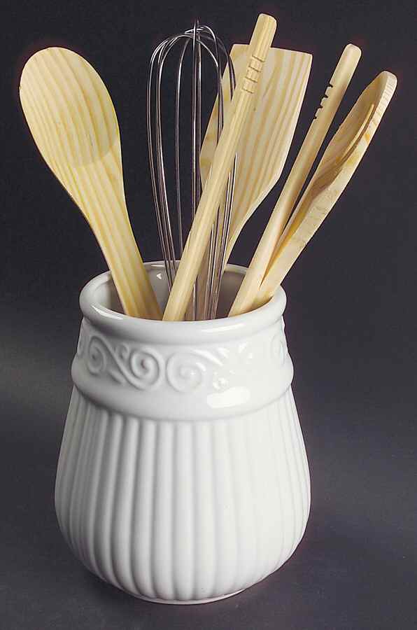 Claremont (No Trim) Utensil Set (Holder & Utensils) by Gibson Designs-1