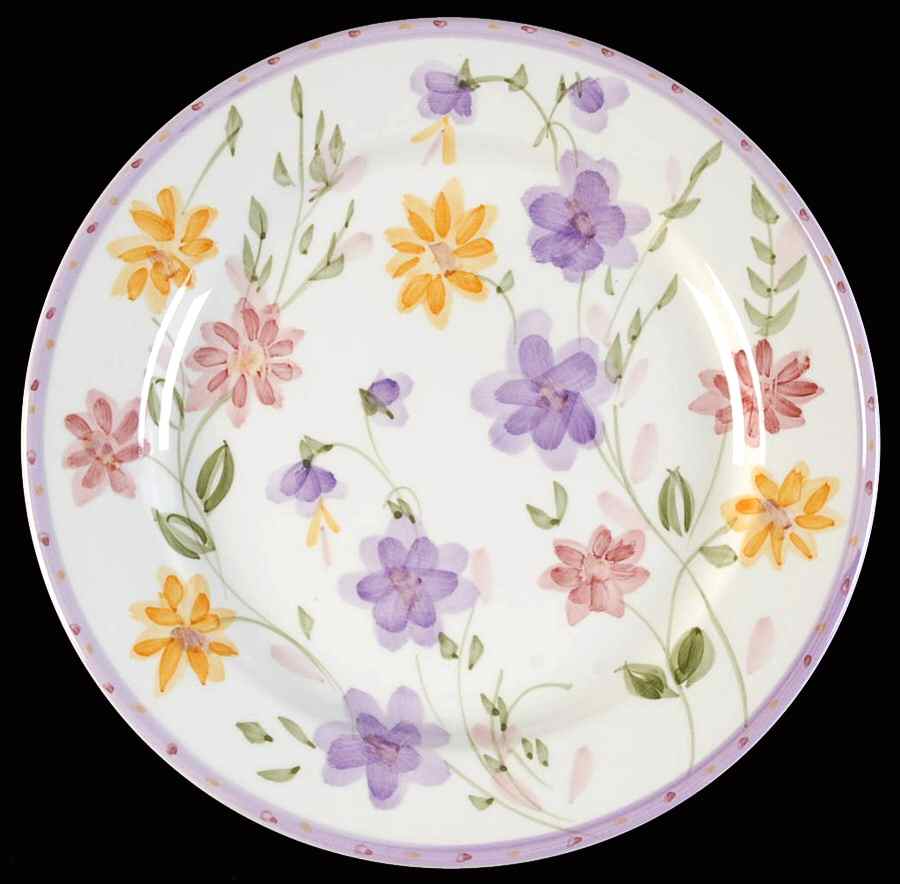 Isabella Salad Plate by Gibson Designs-1