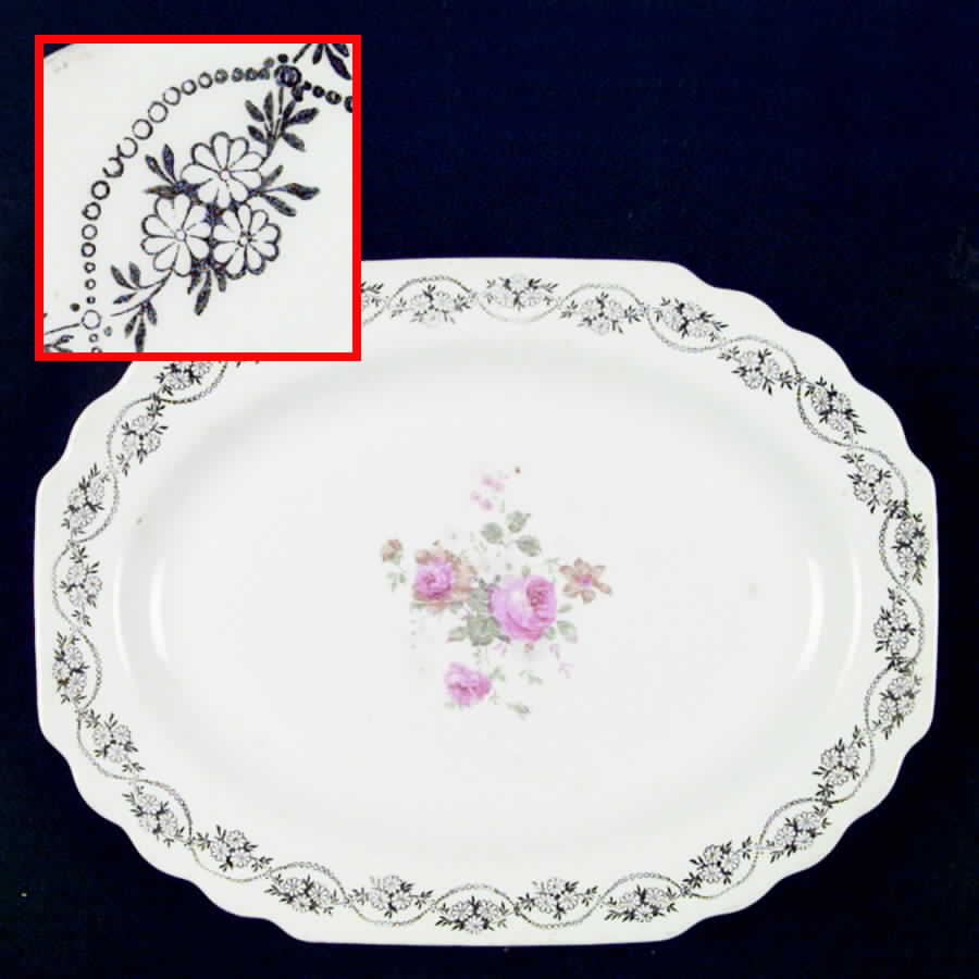 GEO270 11" Oval Serving Platter by WS George-1