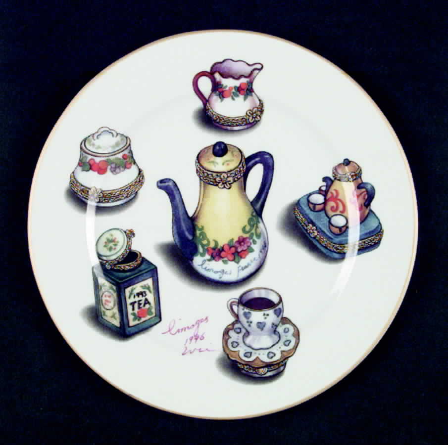 Limoges Box Salad Plate by Godinger-1
