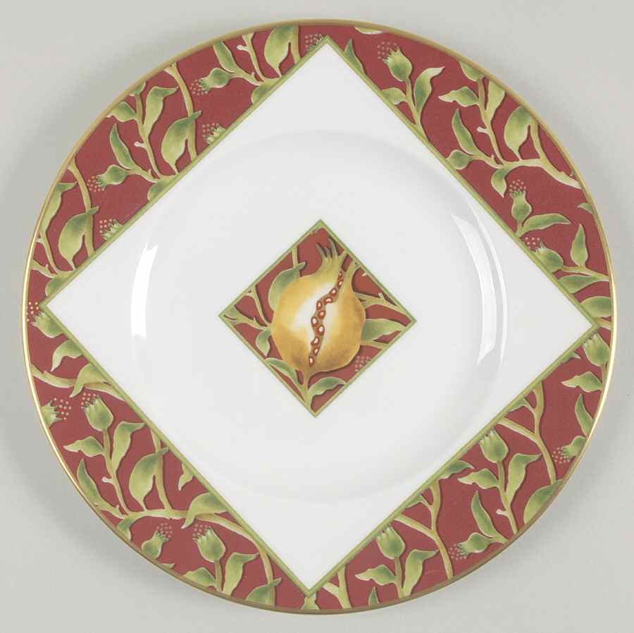 Melograno Red Salad Plate by Ginori 1735-1