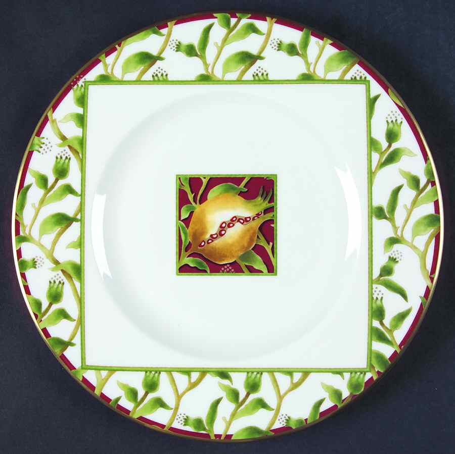Melograno Green Salad Plate by Ginori 1735-1