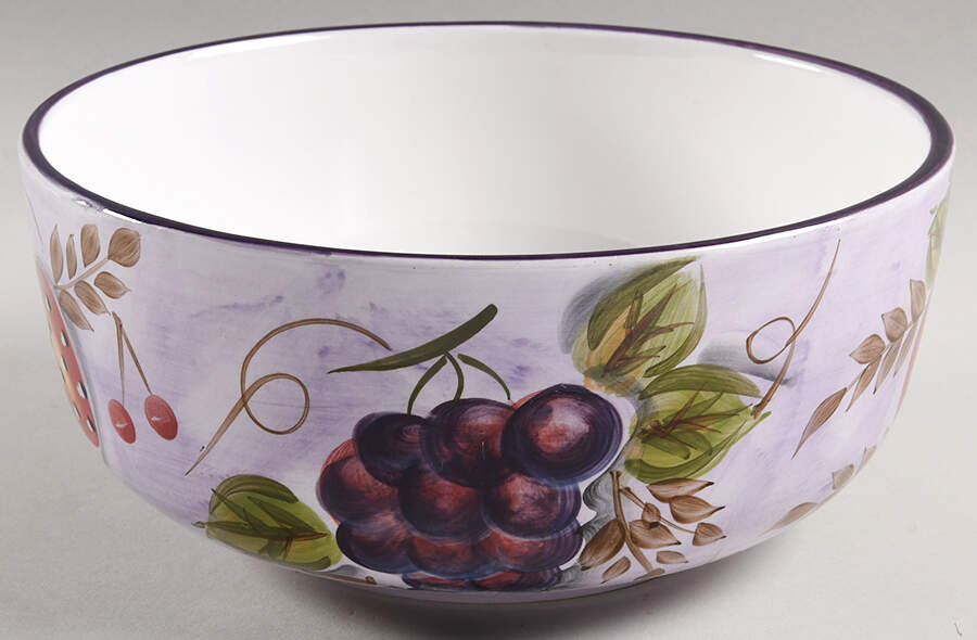 Bella Fruita Rim 8" Mixing Bowl by Gibson Designs-1