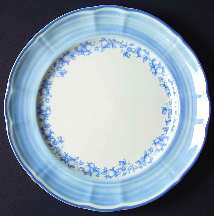 Blue Garden Salad Plate by Ginori 1735-1