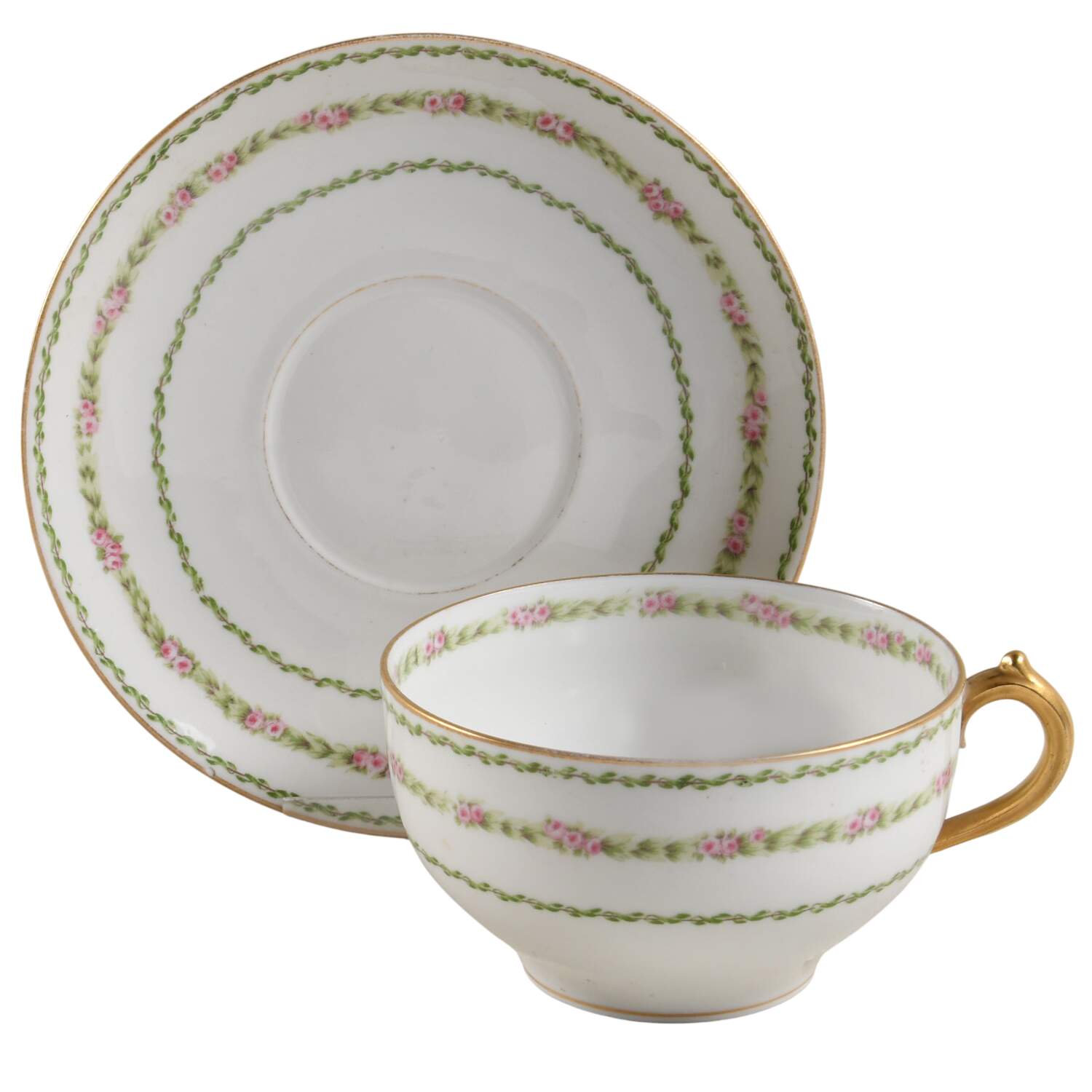 GDA175 Flat Cup & Saucer Set by Gerard, Dufraisseix & Abbot-1