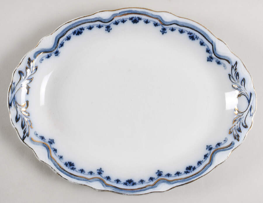 Lyric 12" Oval Serving Platter by Grindley-1