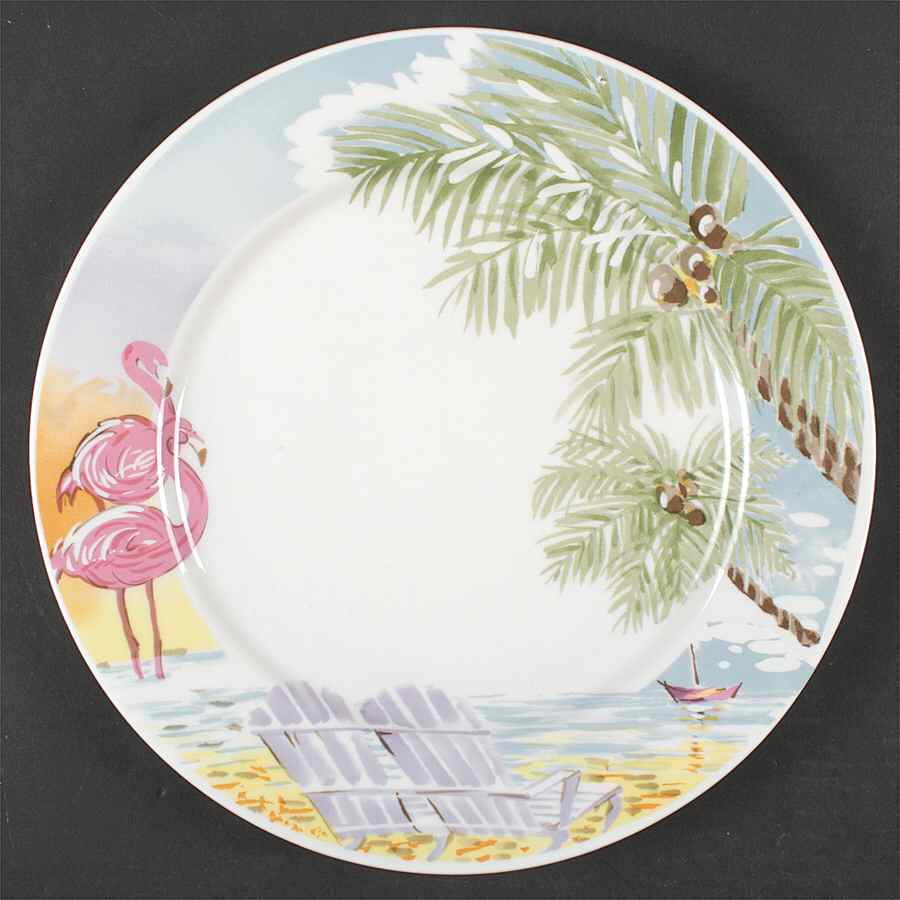Flamingo Dinner Plate by Gibson Designs-1