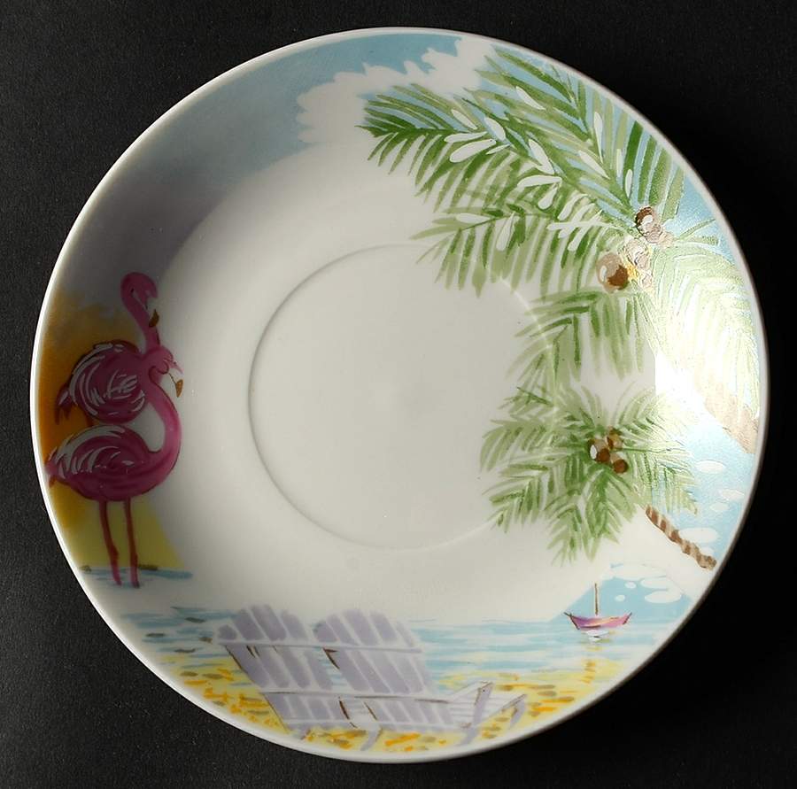 Flamingo Saucer by Gibson Designs-1