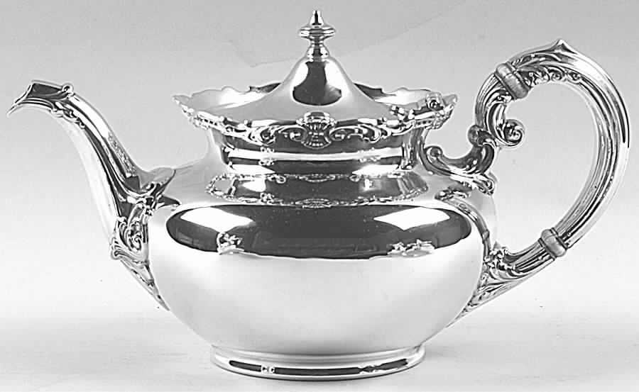 A5851 (Sterling, Hollowware) Teapot by Gorham Silver-1