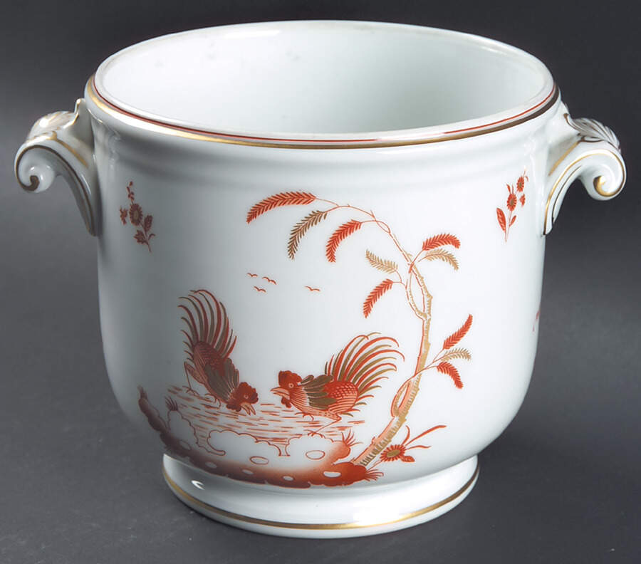 Siena Rust (Smooth, Coupe) 5" Cachepot by Ginori 1735-1