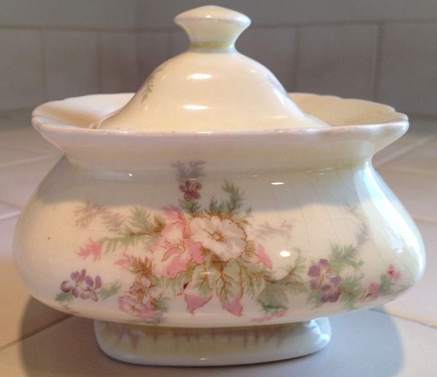 GEO282 Sugar Bowl & Lid by WS George-1