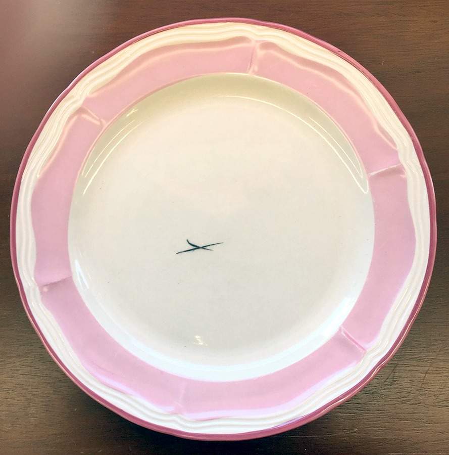 Rose Petal Dinner Plate by Gibson Designs-1