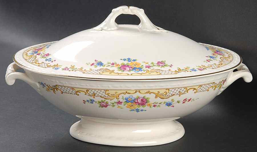 GRG10 Oval Covered Vegetable by Georgian China-1