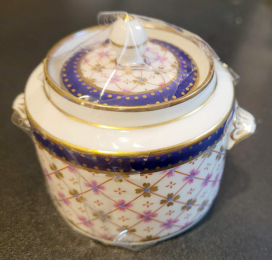 GIN112 Sugar Bowl & Lid by Ginori 1735-1