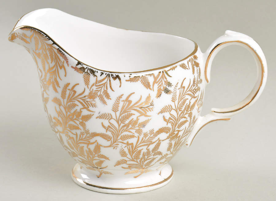 Gold Fern Creamer by Gainsborough-1