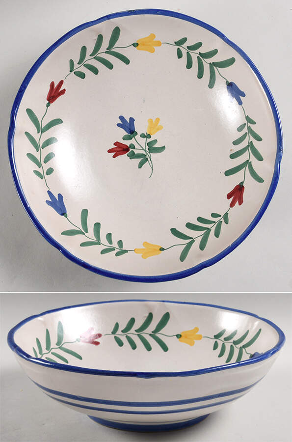 GUM6 10" Round Serving Bowl by Gumps-1