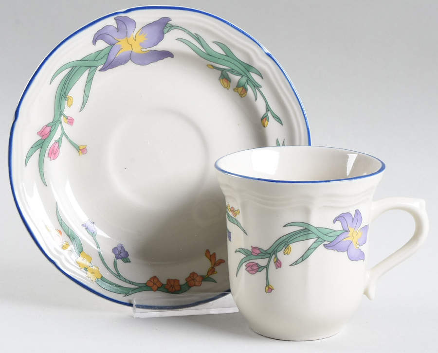 Angel Flat Cup & Saucer Set by Gibson Designs-1