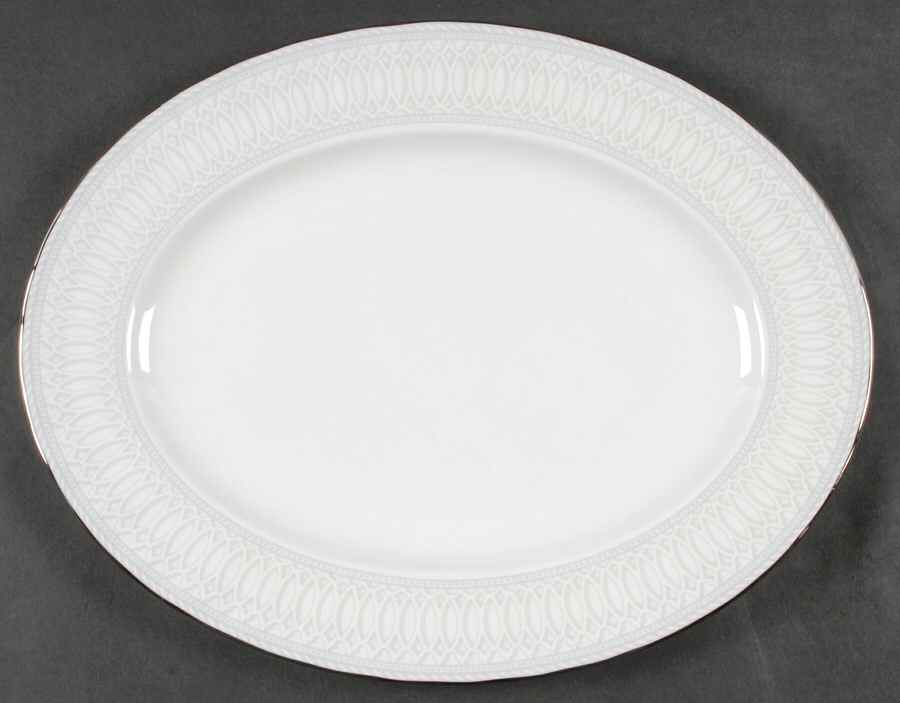Portico 14" Oval Serving Platter by Gorham-1