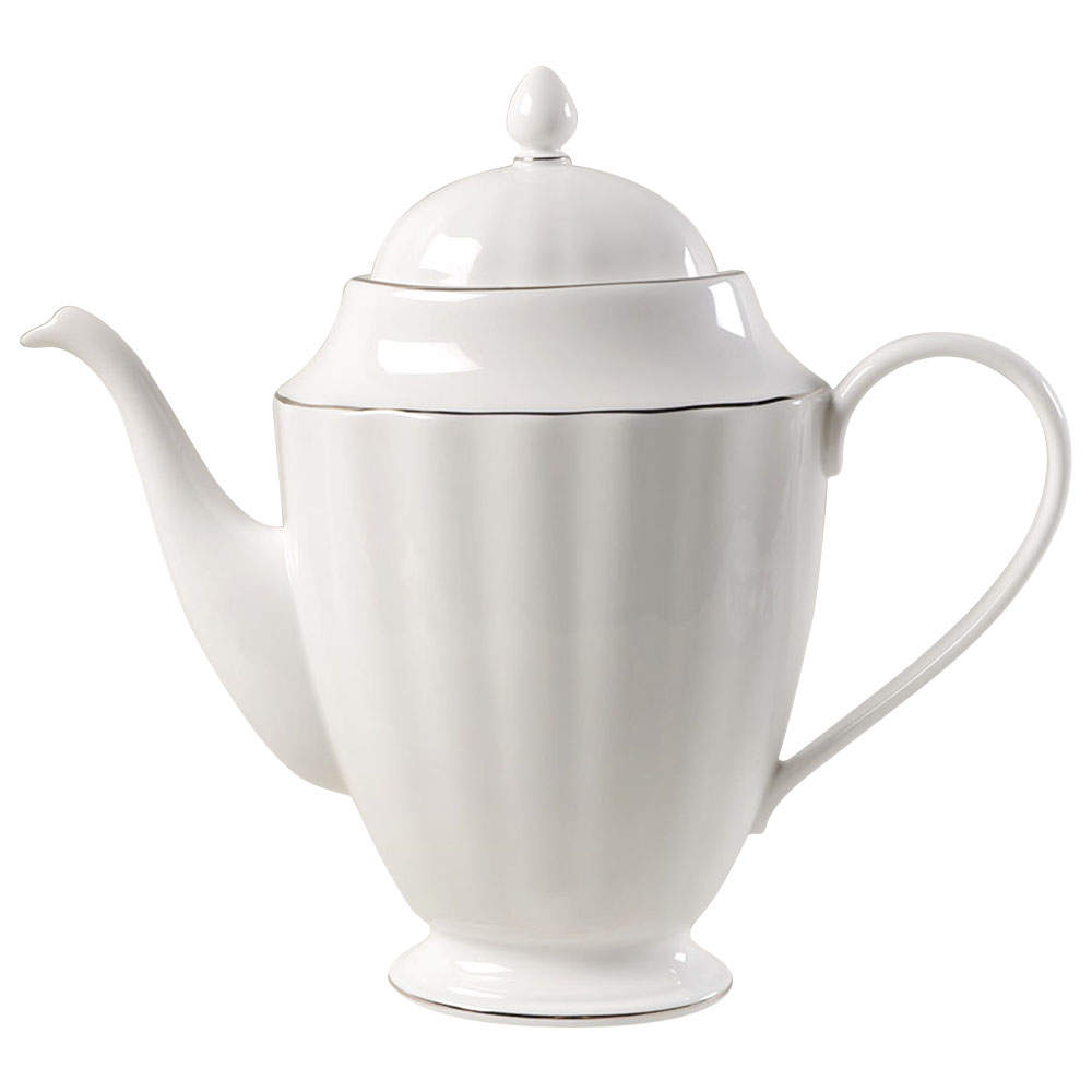 Grand Manor Platinum Coffee Pot & Lid by Gorham-1
